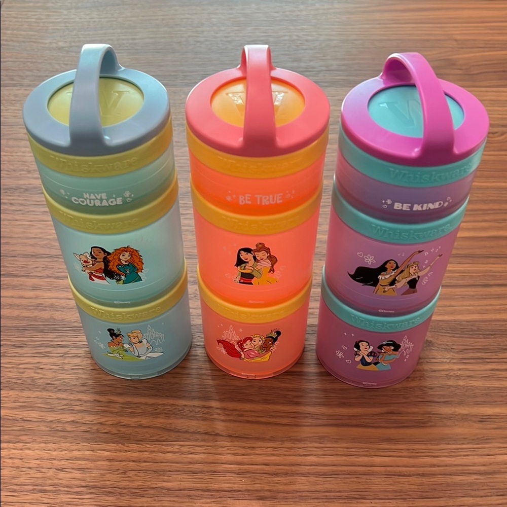 Whiskware Disney Princess Stacking Snack Containers